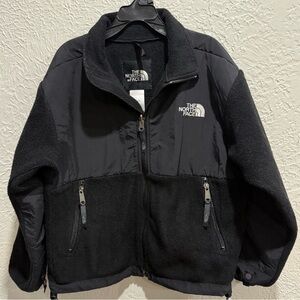 THE NORTH FACE ZIP UP BLACK GIRL'S JACKET SIZE S